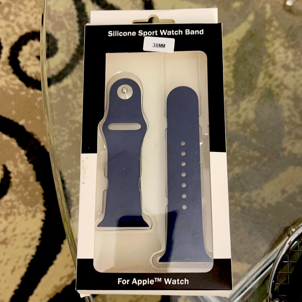 Silicone sport watch band 38 MM